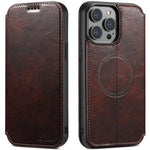 SUTENI J05 For iPhone 13 Pro Stand Wallet Phone Case Phone Leather Cover Compatible with MagSafe