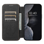SUTENI J06 For iPhone 14 Pro Stand Wallet PU Leather Phone Case Compatible with MagSafe