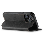 SUTENI J06 For iPhone 14 Pro Stand Wallet PU Leather Phone Case Compatible with MagSafe
