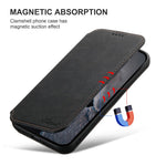 SUTENI J06 For iPhone 14 Pro Stand Wallet PU Leather Phone Case Compatible with MagSafe