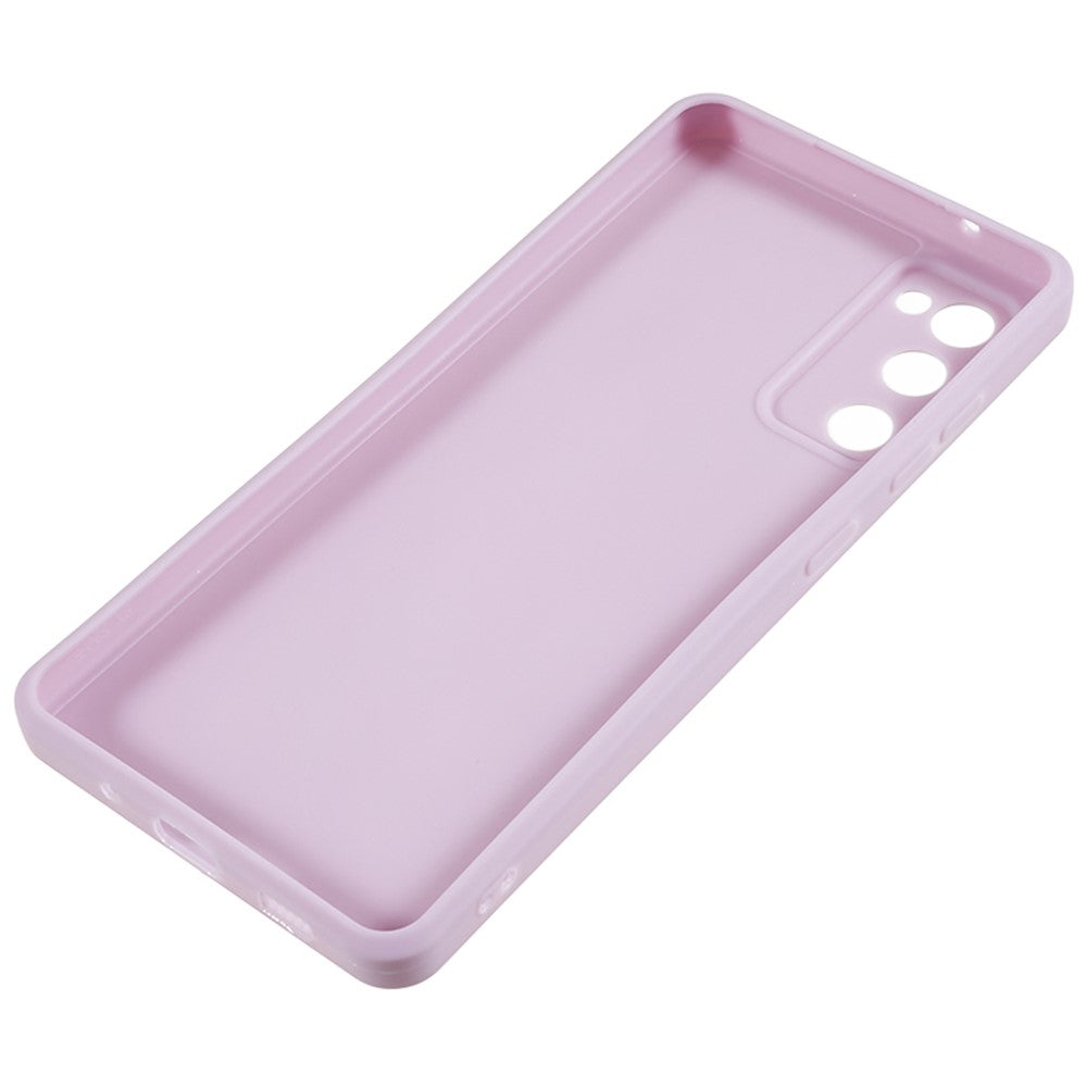 Straight Edge TPU Case for Samsung Galaxy S20 FE 4G / FE 5G / S20 Lite / S20 FE 2022 , Precise Cutout Shockproof Phone Cover