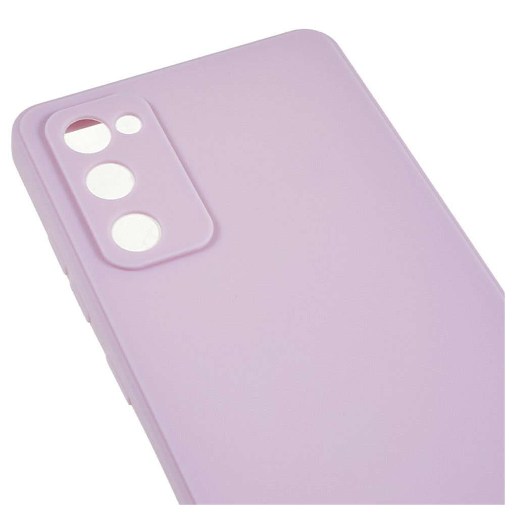 Straight Edge TPU Case for Samsung Galaxy S20 FE 4G / FE 5G / S20 Lite / S20 FE 2022 , Precise Cutout Shockproof Phone Cover
