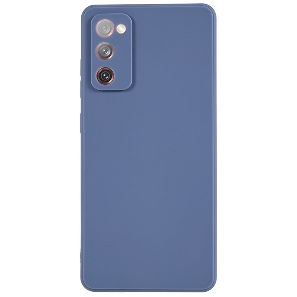 Straight Edge TPU Case for Samsung Galaxy S20 FE 4G / FE 5G / S20 Lite / S20 FE 2022 , Precise Cutout Shockproof Phone Cover