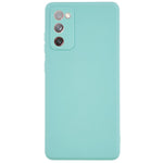 Straight Edge TPU Case for Samsung Galaxy S20 FE 4G / FE 5G / S20 Lite / S20 FE 2022 , Precise Cutout Shockproof Phone Cover