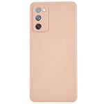 Straight Edge TPU Case for Samsung Galaxy S20 FE 4G / FE 5G / S20 Lite / S20 FE 2022 , Precise Cutout Shockproof Phone Cover