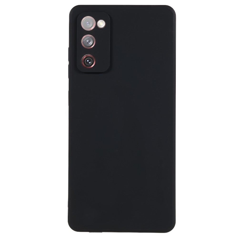 Straight Edge TPU Case for Samsung Galaxy S20 FE 4G / FE 5G / S20 Lite / S20 FE 2022 , Precise Cutout Shockproof Phone Cover