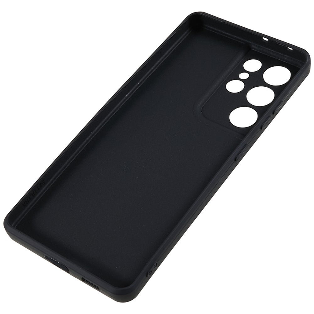 Samsung Galaxy S21 Ultra 5G TPU-mobilskal med rak kant och reptåligt mobilskal