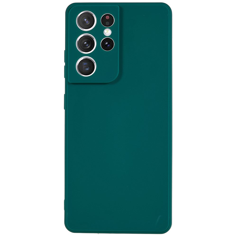 Samsung Galaxy S21 Ultra 5G TPU-mobilskal med rak kant och reptåligt mobilskal