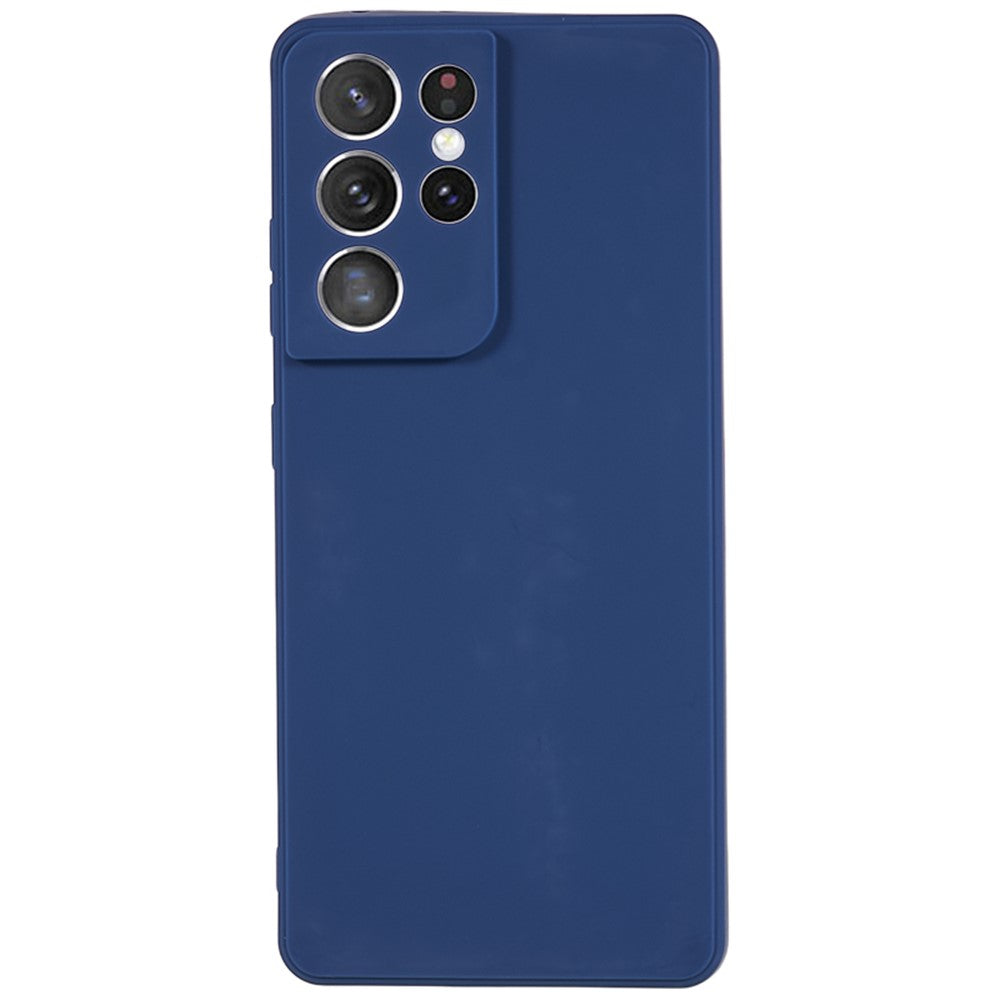 Samsung Galaxy S21 Ultra 5G TPU-mobilskal med rak kant och reptåligt mobilskal