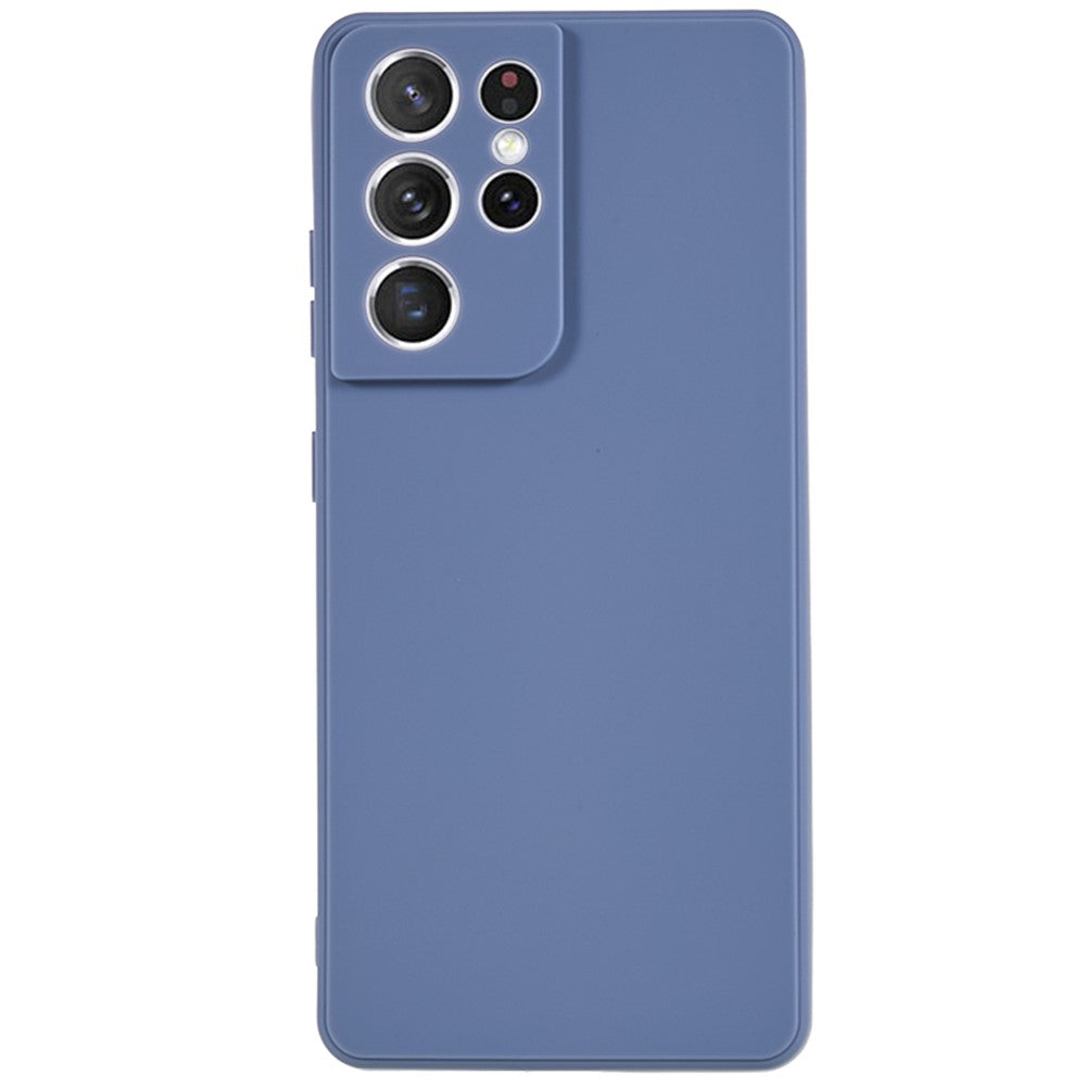 Samsung Galaxy S21 Ultra 5G TPU-mobilskal med rak kant och reptåligt mobilskal
