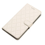 For Samsung Galaxy A52 4G / A52s 5G / A52 5G Stitching Line Rhombus Cell Phone Cover PU Leather Wallet Shell Stand Phone Case