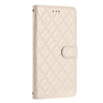 For Samsung Galaxy A52 4G / A52s 5G / A52 5G Stitching Line Rhombus Cell Phone Cover PU Leather Wallet Shell Stand Phone Case