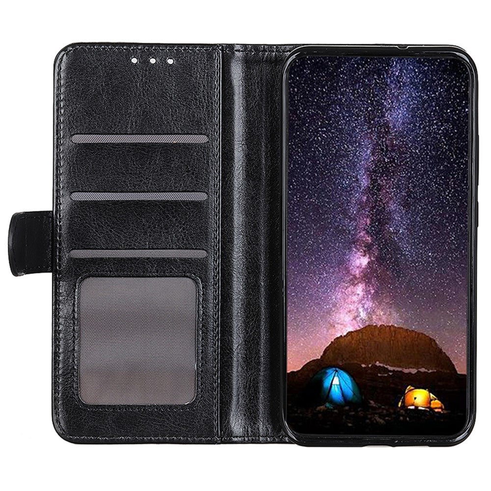 Phone Case for Xiaomi 13 Ultra PU Leather+TPU Wallet Crazy Horse Texture Stand Shell Cover