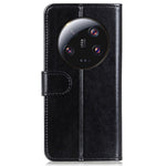 Phone Case for Xiaomi 13 Ultra PU Leather+TPU Wallet Crazy Horse Texture Stand Shell Cover