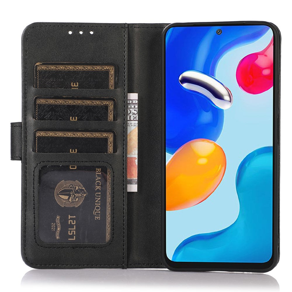 For Xiaomi 13 Ultra Phone Stand Case PU Leather Wallet Cowhide Texture Magnetic Phone Cover