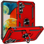 Til Samsung Galaxy A24 4G (162,1 x 77,6 x 8,3 mm) Telefoncover med Stander og Bilholder PC + TPU Dobbeltlags Beskyttelsescover