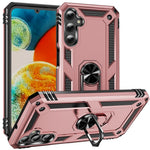 Til Samsung Galaxy A24 4G (162,1 x 77,6 x 8,3 mm) Telefoncover med Stander og Bilholder PC + TPU Dobbeltlags Beskyttelsescover