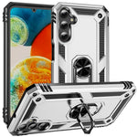 Til Samsung Galaxy A24 4G (162,1 x 77,6 x 8,3 mm) Telefoncover med Stander og Bilholder PC + TPU Dobbeltlags Beskyttelsescover