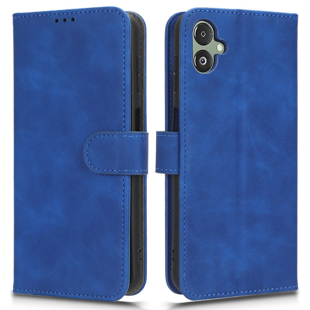 Til Samsung Galaxy F14 5G Skin-touch Pung Telefoncover PU Læder Standercover
