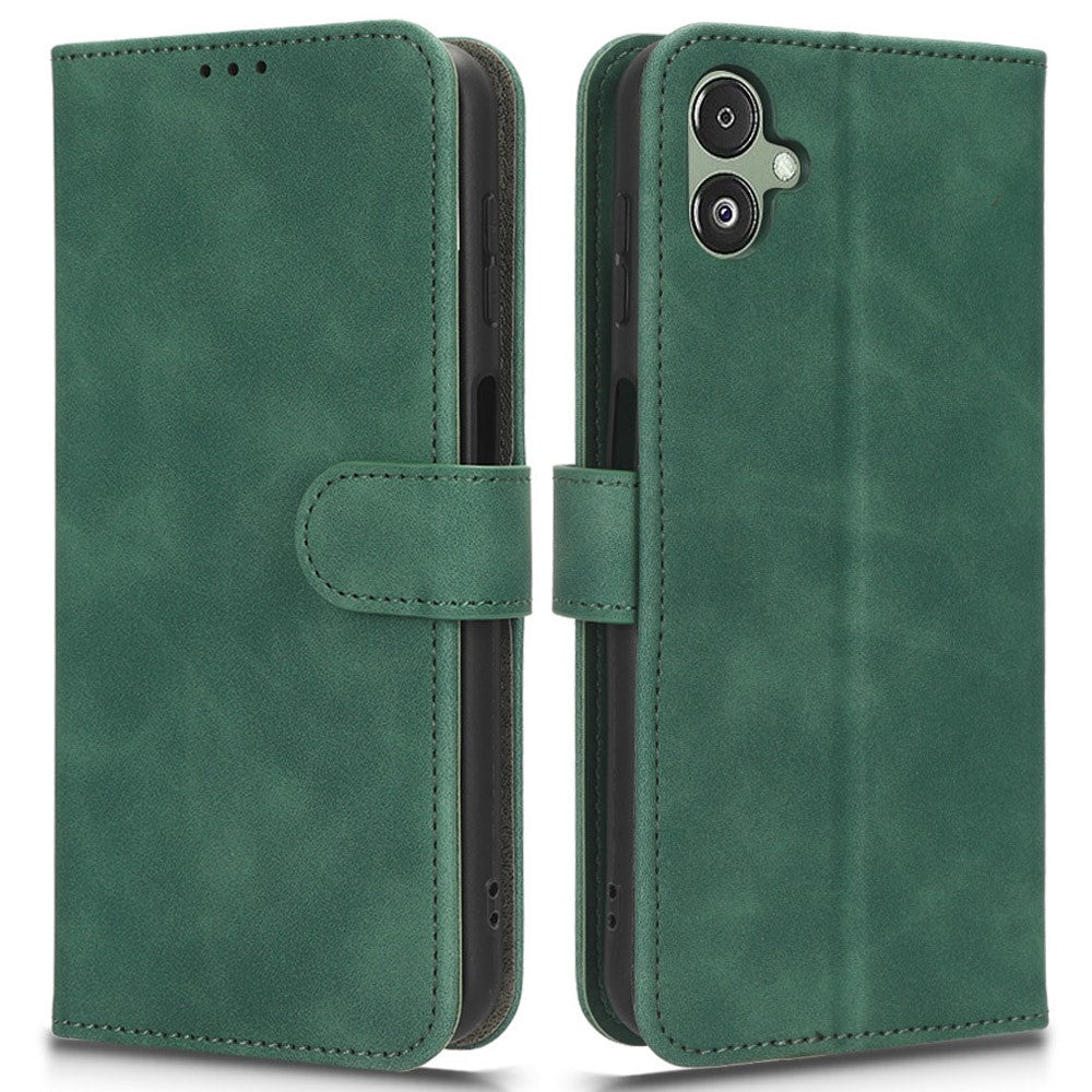 Til Samsung Galaxy F14 5G Skin-touch Pung Telefoncover PU Læder Standercover