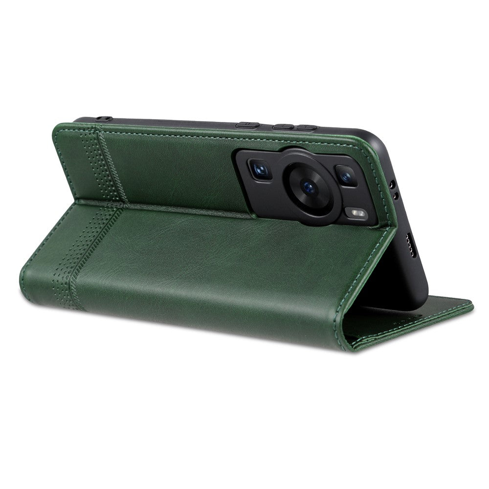 AZNS För Huawei P60 / P60 Pro PU-läderfodral Plånboksfodral Reptåligt Smartphone-fodral