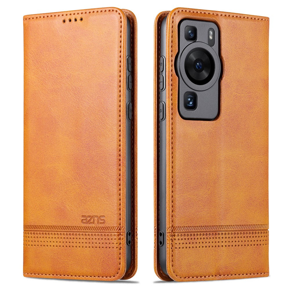 AZNS För Huawei P60 / P60 Pro PU-läderfodral Plånboksfodral Reptåligt Smartphone-fodral