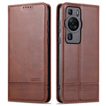 AZNS För Huawei P60 / P60 Pro PU-läderfodral Plånboksfodral Reptåligt Smartphone-fodral