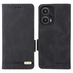For Xiaomi Redmi Note 12 Turbo / Poco F5 5G Hardware Decor PU Leather Wallet Stand Cover Shockproof Phone Case