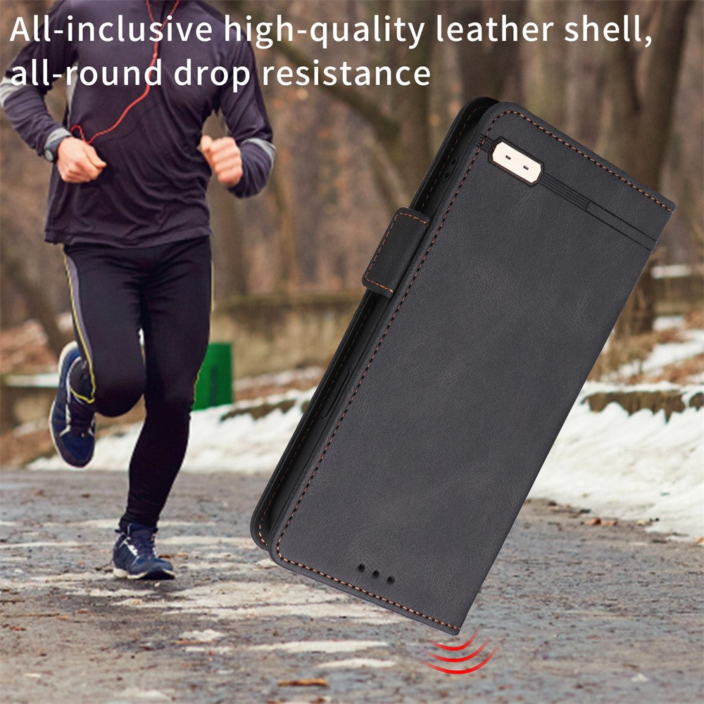 For Xiaomi Redmi Note 12 Turbo / Poco F5 5G Hardware Decor PU Leather Wallet Stand Cover Shockproof Phone Case