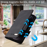 For Xiaomi Redmi Note 12 Turbo / Poco F5 5G Hardware Decor PU Leather Wallet Stand Cover Shockproof Phone Case