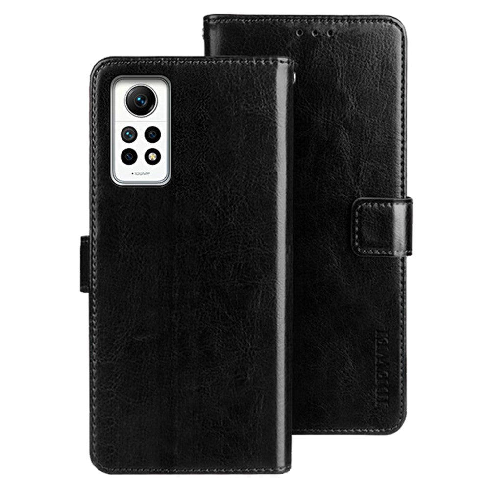 IDEWEI For Xiaomi Redmi Note 12 Pro 4G / Note 11 Pro 5G (Qualcomm) / 11 Pro 4G (MediaTek) Leather Case Stand Wallet Phone Cover