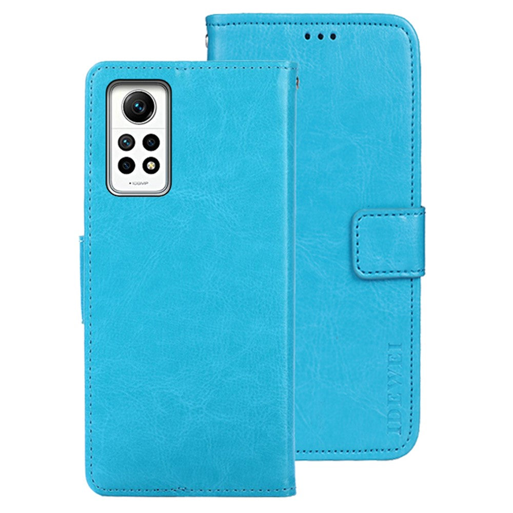 IDEWEI For Xiaomi Redmi Note 12 Pro 4G / Note 11 Pro 5G (Qualcomm) / 11 Pro 4G (MediaTek) Leather Case Stand Wallet Phone Cover