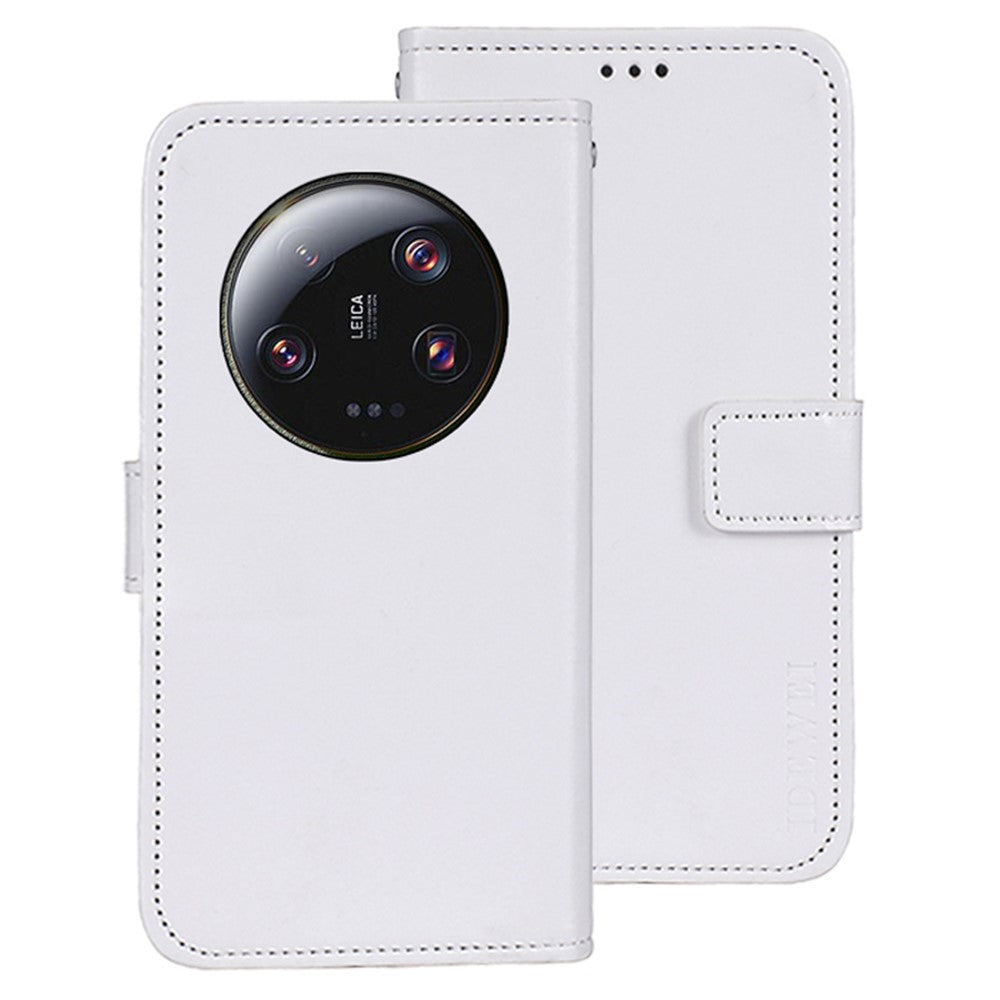 IDEWEI For Xiaomi 13 Ultra Crazy Horse Texture PU Leather Case Stand Wallet Cell Phone Cover