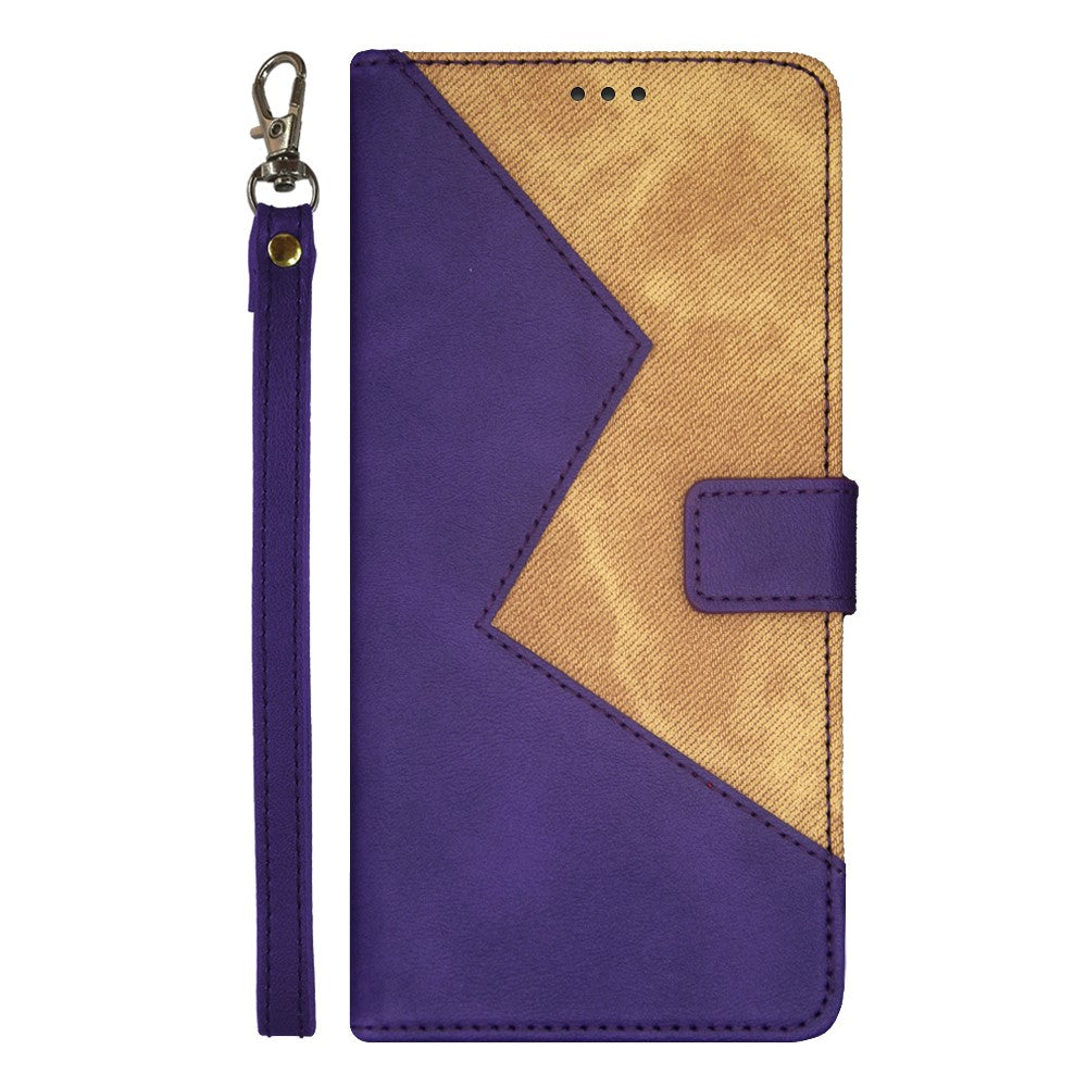 IDEWEI For Asus ROG Phone 7 5G Card Holder Phone Case PU Leather Stand Color Splicing Cover