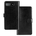 IDEWEI For Asus ROG Phone 7 5G Phone Wallet Case Crazy Horse Texture PU Leather Stand Phone Cover
