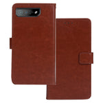 IDEWEI For Asus ROG Phone 7 5G Phone Wallet Case Crazy Horse Texture PU Leather Stand Phone Cover