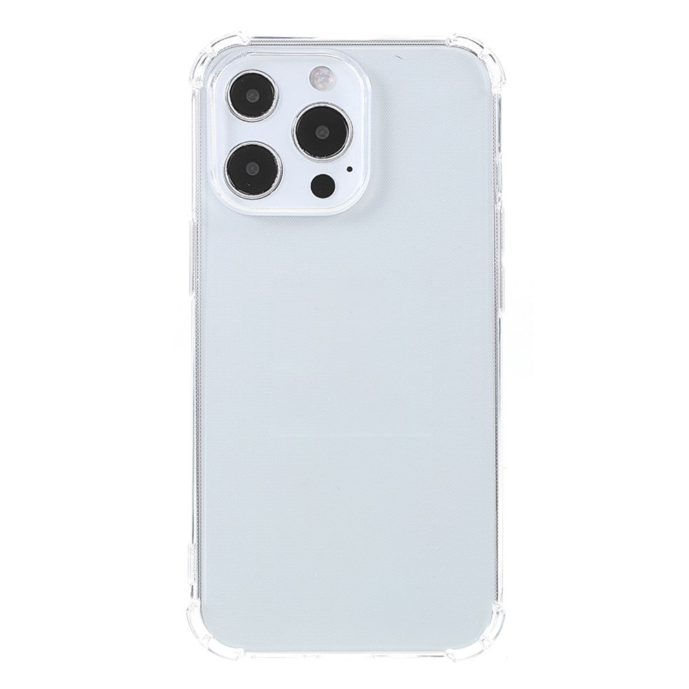 Til iPhone 14 Pro Klar Telefoncover Fleksibel TPU Stødsikre Hjørner Mobiltelefoncover
