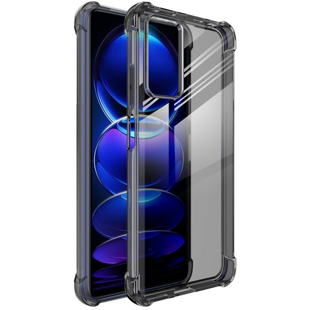 IMAK För Xiaomi Redmi Note 12 Pro 4G / Note 11 Pro 4G (MediaTek) / 11 Pro 5G (Qualcomm) mobilskal Airbag Genomskinligt TPU-fodral