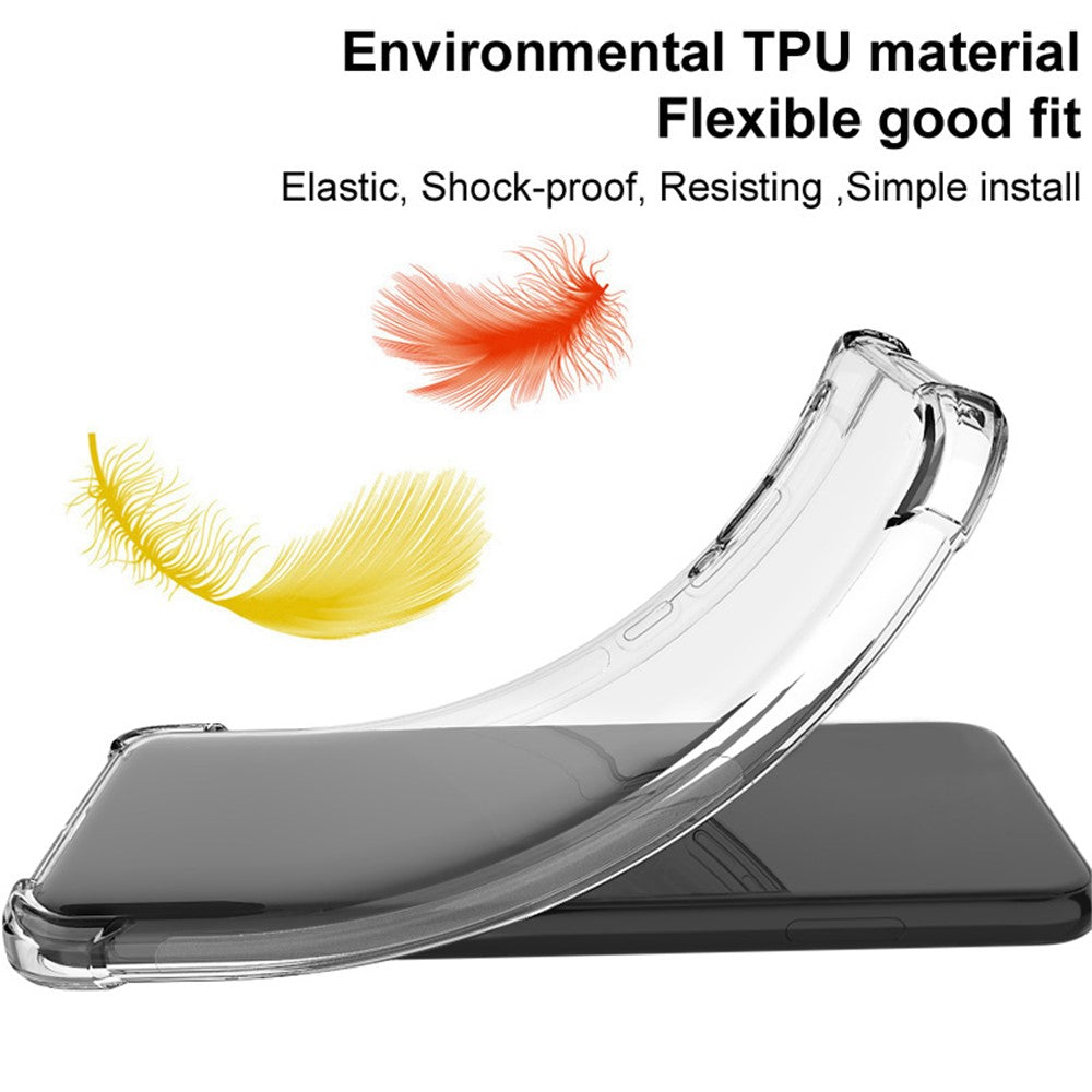 IMAK For Xiaomi Redmi Note 12 Pro 4G / Note 11 Pro 4G (MediaTek) / 11 Pro 5G (Qualcomm) Phone Case Airbag Clear TPU Cover