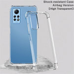 IMAK For Xiaomi Redmi Note 12 Pro 4G / Note 11 Pro 4G (MediaTek) / 11 Pro 5G (Qualcomm) Phone Case Airbag Clear TPU Cover