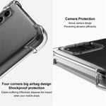 IMAK For Xiaomi Redmi Note 12 Pro 4G / Note 11 Pro 4G (MediaTek) / 11 Pro 5G (Qualcomm) Phone Case Airbag Clear TPU Cover
