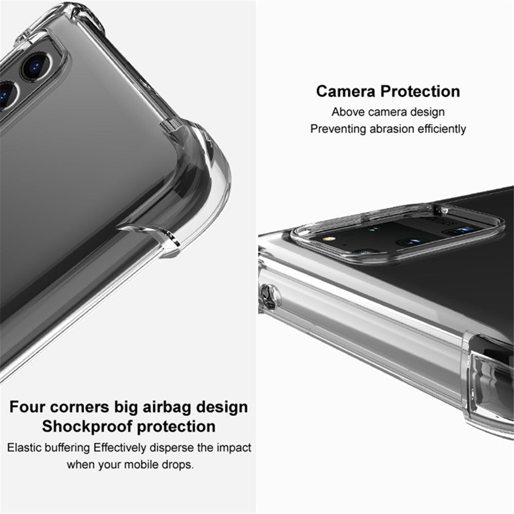 IMAK For Xiaomi Redmi Note 12 Pro 4G / Note 11 Pro 4G (MediaTek) / 11 Pro 5G (Qualcomm) Phone Case Airbag Clear TPU Cover