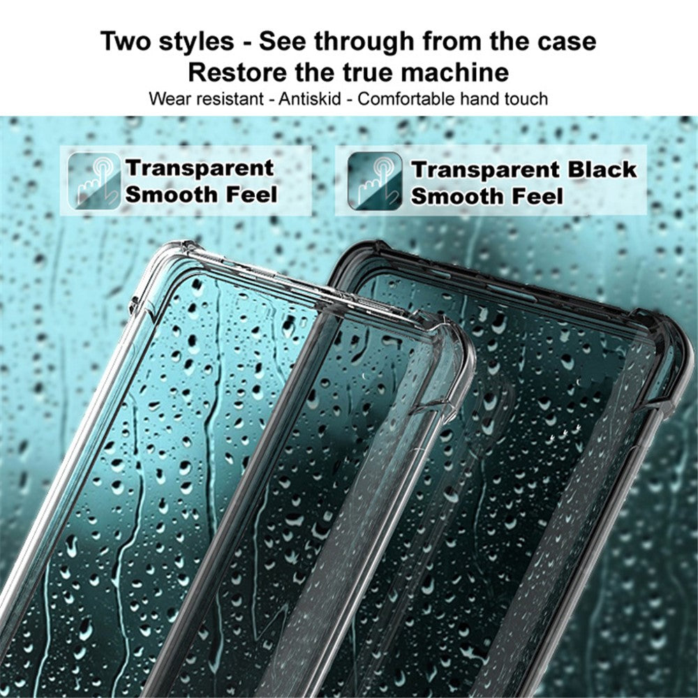 IMAK For Xiaomi Redmi Note 12 Pro 4G / Note 11 Pro 4G (MediaTek) / 11 Pro 5G (Qualcomm) Phone Case Airbag Clear TPU Cover