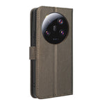 For Xiaomi 13 Ultra Stand Wallet Phone Case PU Leather Diamond Texture Phone Cover