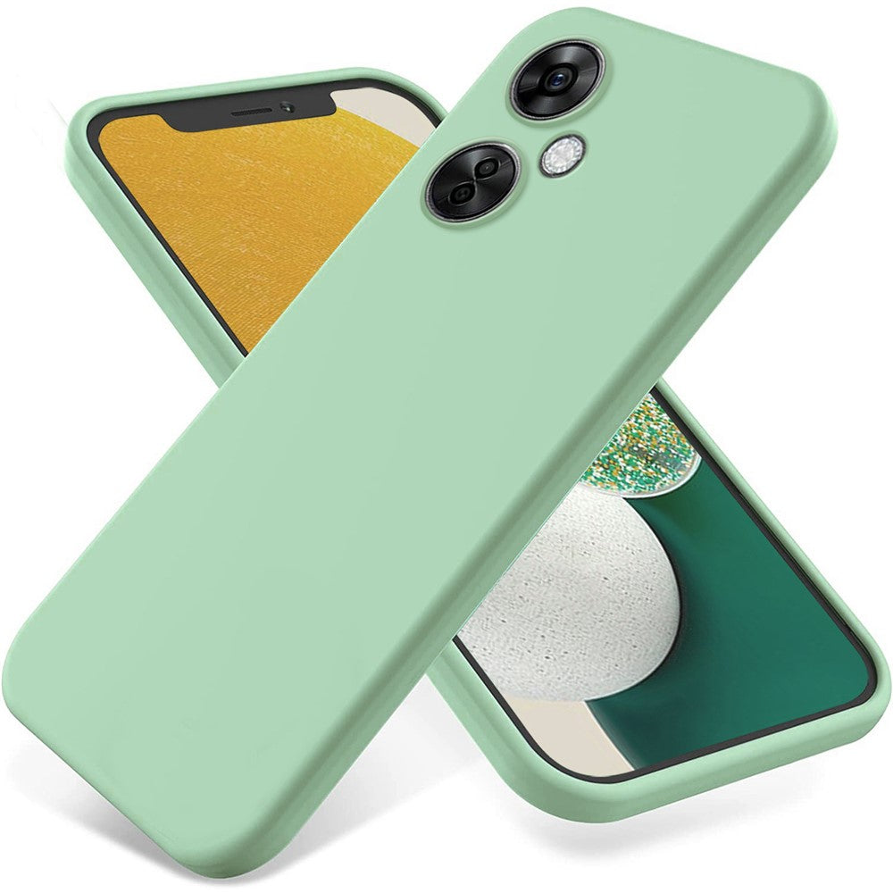 For OnePlus Nord CE 3 Lite 5G / Nord N30 5G Liquid Silicone Back Case Soft Lining Camera Lens Protection Phone Cover