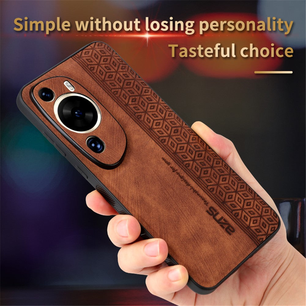 AZNS mobilskal för Huawei P60 Art, mobilskal med tryckt design i PU-läder + TPU-fodral