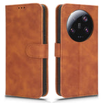 For Xiaomi 13 Ultra Wallet Phone Case Skin-touch Stand PU Leather+TPU Phone Cover