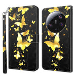 For Xiaomi 13 Ultra 3D Pattern Printing Leather Phone Case Wallet Stand Cover with Strap