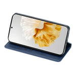 Huawei P60 / P60 Pro PU-lädermobilskal Stativ Plånbok Kalvtextur Magnetiskt Skyddande Skal