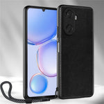 VILI TC Series for Huawei Enjoy 60 Textured Phone Case Anti-drop PU Leather Coated TPU Phone Cover